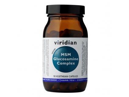 Viridian MSM Glucosamine Complex 90 kapslí