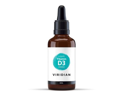 Viridian Liquid Vitamin D3 2000iu 50 ml