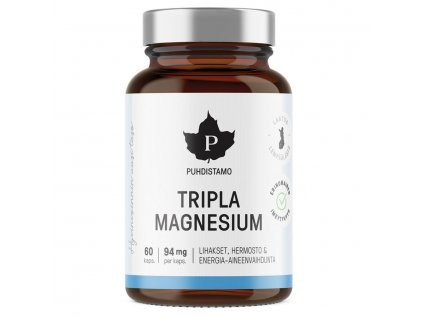 Puhdistamo Triple Magnesium (hořčík) 60 kapslí