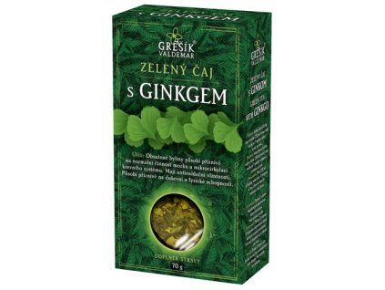 Grešík Zelený čaj s ginkgem 70 g