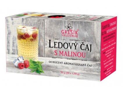 Grešík Ledový čaj s malinou 20 x 1,5 g přebal