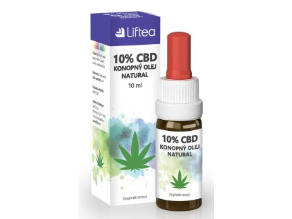Liftea 10% cbd konopný olej 10 ml