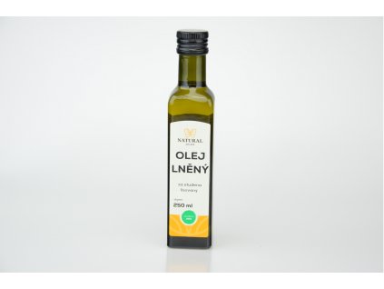 Natural Jihlava Olej lněný za studena lisovaný - 250ml