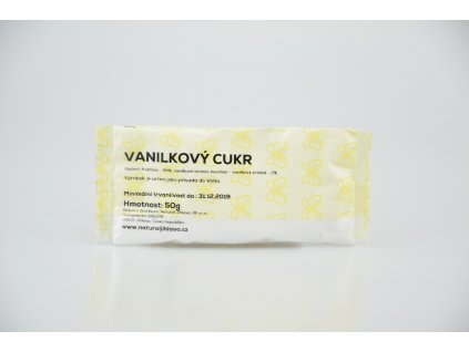 Natural Jihlava Cukr vanilkový s fruktózou - 50g  AKCE VELIKONOCE