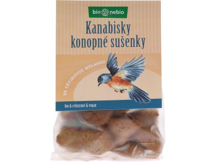 Bio*nebio BIO KANABISKY – celozrnné sušenky 130 g