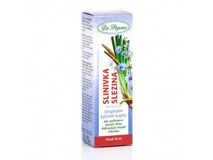 Dr. Popov Slinivka – slezina, originální bylinné kapky, 50 ml