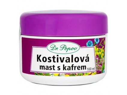 Dr. Popov Kostivalová mast s kafrem, 100 ml