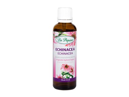 Dr. Popov Echinacea, originální bylinné kapky, 50 ml