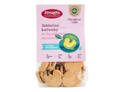 Zemanka Kačenky jablečné se špaldovou moukou 100 g BIO
