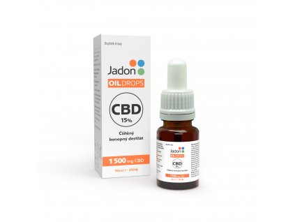 Jadon Oil drops konopný olej cbd 15%  10ml