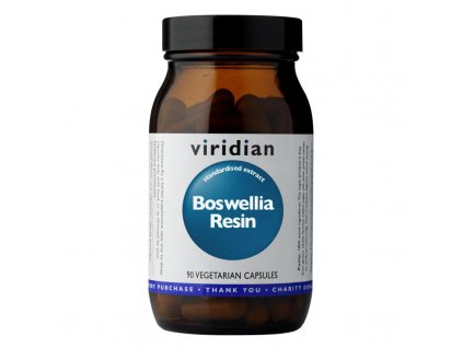 Viridian Boswellia Resin 90 kapslí (Pryskyřice kadidlovníku)