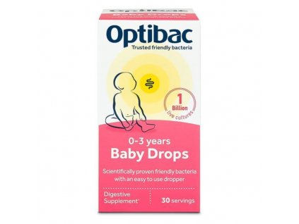 Optibac Baby Drops (Probiotika pro děti v kapkách) 10ml