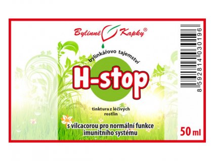 Bylinné kapky - H-stop  (tinktura) 50 ml