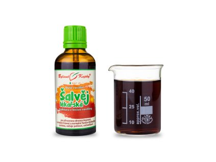 salvej lekarska bylinne kapky tinktura duse rostlin 50 ml