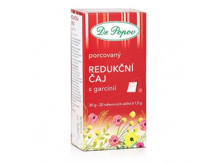 Dr. Popov Redukční čaj s garcinií, porcovaný, 30 g