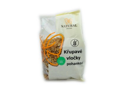 Natural Jihlava Křupavé vločky POHANKOVÉ - 200g