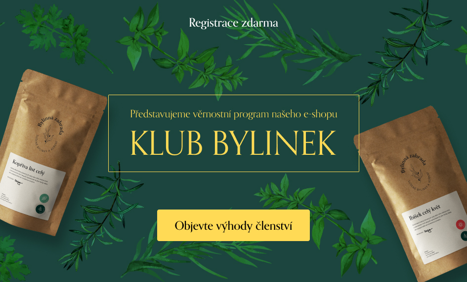 Klub Bylinek - registrujte se zdarma