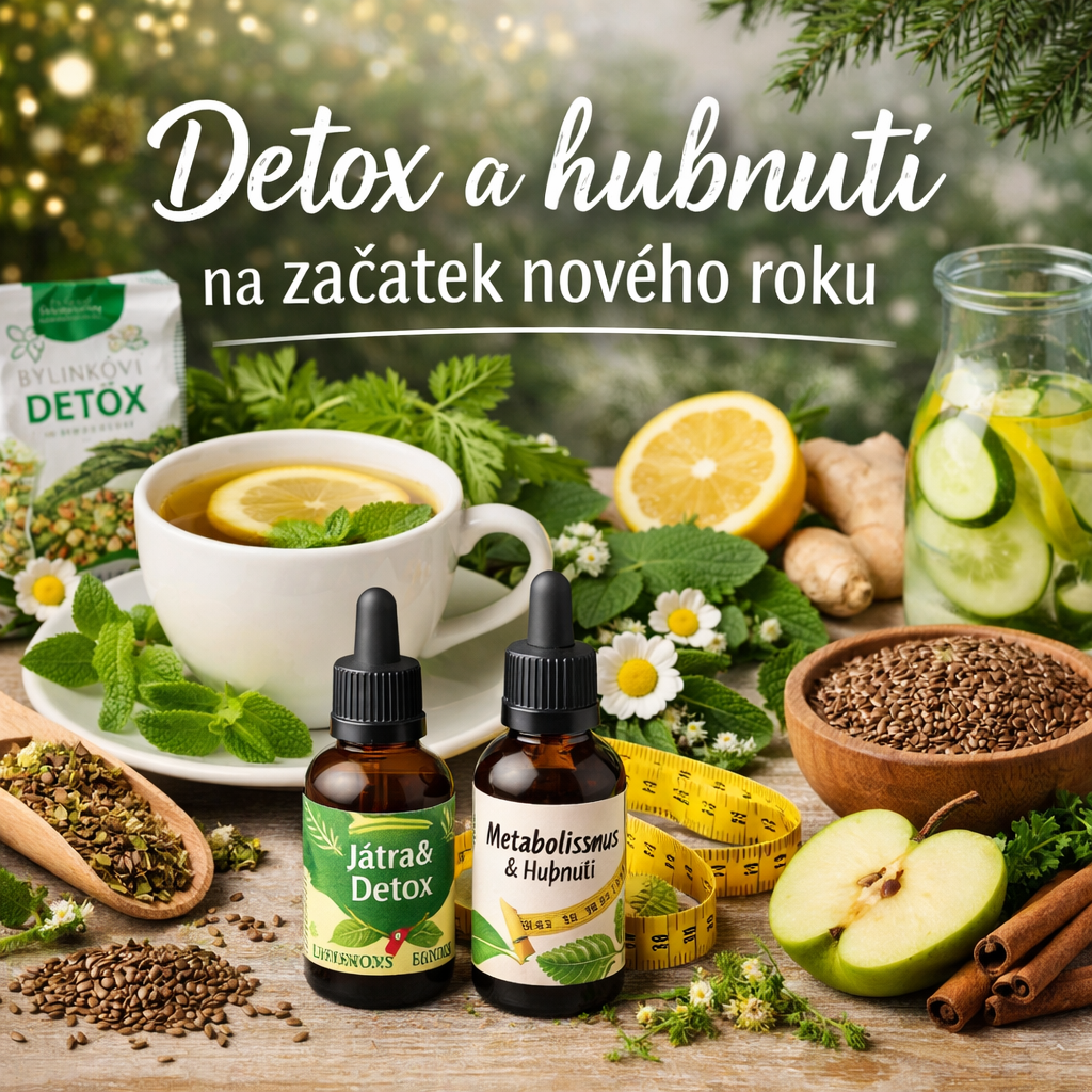 Nový rok s přírodní očistou: Detox, hubnutí a energie díky bylinám