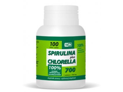 Virde Spirulina plus Chlorella 100tbl.