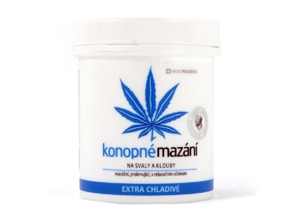 Konopné mazání extra chladivé 250ml