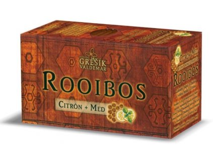 Grešík Čaj Rooibos citron med 20 x 1,5g