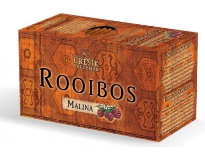 Grešík Čaj Rooibos malina n.s. 20 x 1,5g