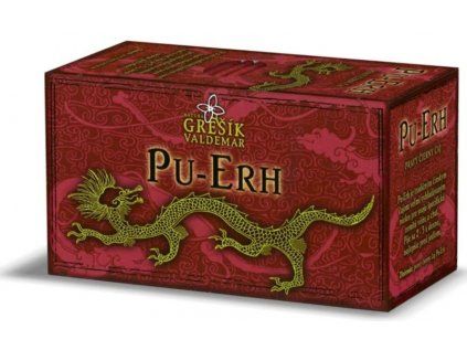 Grešík Černý čaj Pu-Erh n.s. 20 x 1,7g