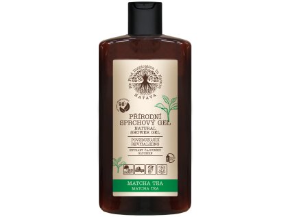 8596048012126 Natava Natural Shower Gel Matcha Tea 250ml