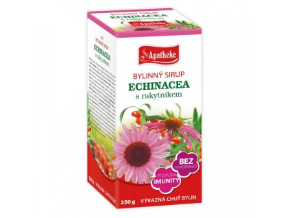 6588 apotheke bylinny sirup echinacea s rakytnikem 250g