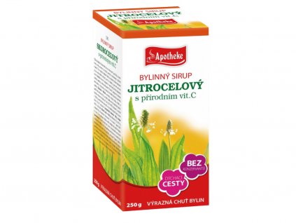 Apotheke Bylinný sirup jitrocelový s vitamínem C 250g