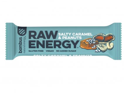 Raw energy salty caramel & peanuts 50g