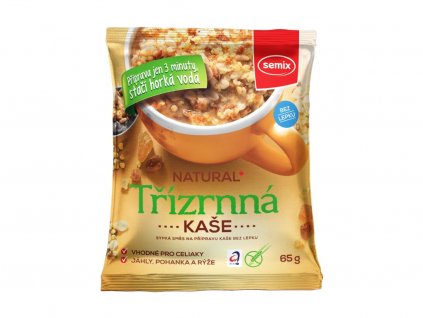 Semix třízrnná kaše natural 65 g