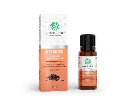 Green idea Hřebíček 100% rostlinná silice 10ml
