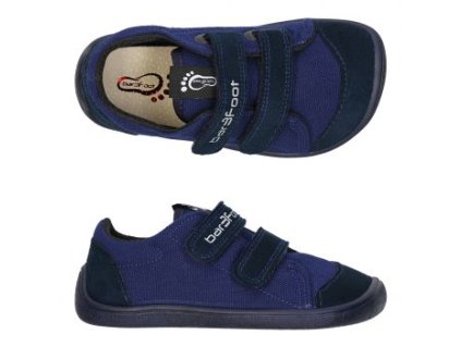 Barefoot tenisky Bar3foot Elf Denver Vegan 3BE29/2 - navy blue