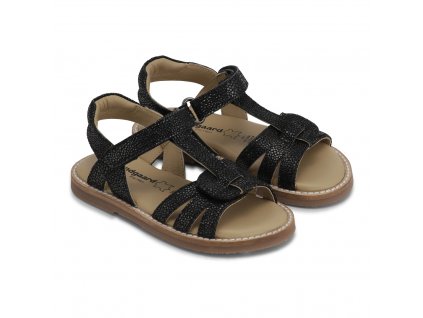 Detské kožené sandále Bundgaard TAMMY BG202217-929 Black Raia