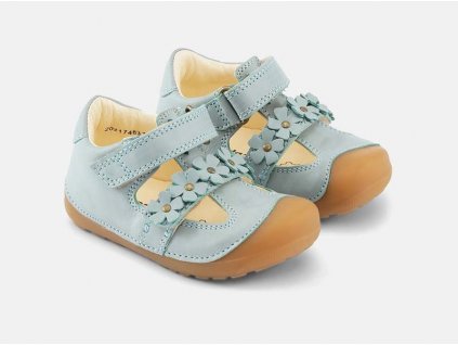 Detské kožené sandálky Bundgaard Petit Summer Flower BG202174-617 Jeans