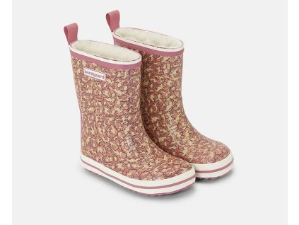 Bundgaard Detské zimné zateplené gumáky / snehule Charly High Warm BG401033-981 Rose Mili