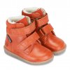 Bundgaard detské zimné kožené topánky zateplené ovčou vlnou - Rabbit Strap BG303069G-820 Rust