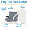 Detské vodeodolné teplé snehule Jan&Jul Stay-Put Trail Booties - Navy Forest