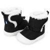 Detské vodeodolné teplé snehule Jan&Jul Stay-Put Trail Booties - Black BST-BLK