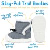 Detské vodoodolné teplé snehule Jan&Jul Stay-Put Trail Booties - BST-PKF Pink Forest