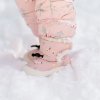 Detské vodoodolné teplé snehule Jan&Jul Stay-Put Trail Booties - BST-PKF Pink Forest