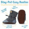 Ján & Jul Stay-Put Cozy Booties (Fleecové zimné capáčky) BSA-BEA Medvedík (Veľkosť S)