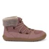 Froddo UP – dámske zimné barefoot topánky s TEX membránou a ovčím kožúškom – Ružová (Veľkosť 41)
