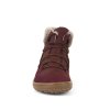 Froddo UP – dámske zimné barefoot topánky s TEX membránou a ovčím kožúškom – Bordová (Veľkosť 41)