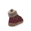 Froddo UP – dámske zimné barefoot topánky s TEX membránou a ovčím kožúškom – Bordová (Veľkosť 41)