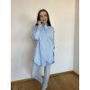 Oversized košile světle modrá - byly.cz