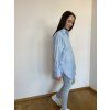 Oversized košile světle modrá - byly.cz