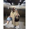 Oversized trench ala "pončo" s kapucí - www.byly.cz