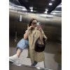 Oversized trench ala "pončo" s kapucí - www.byly.cz